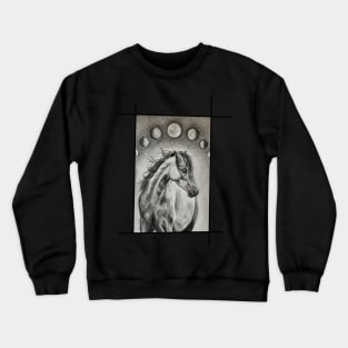 Moon horse Crewneck Sweatshirt